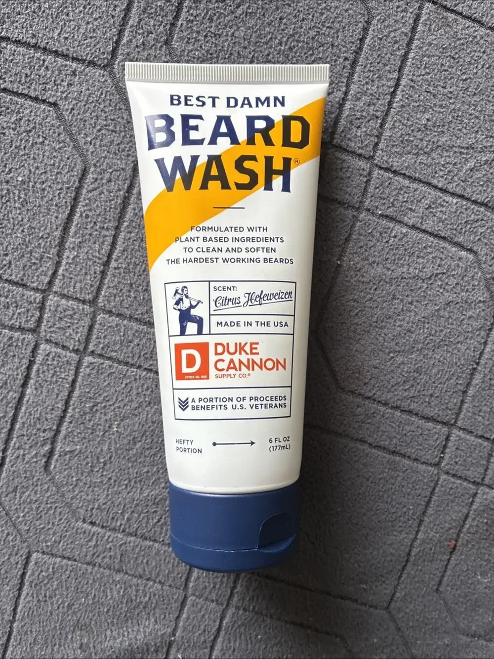 Duke Cannon Supply Co Best Damn Beard Wash Citrus Hefeweizen 6 fl oz NEW